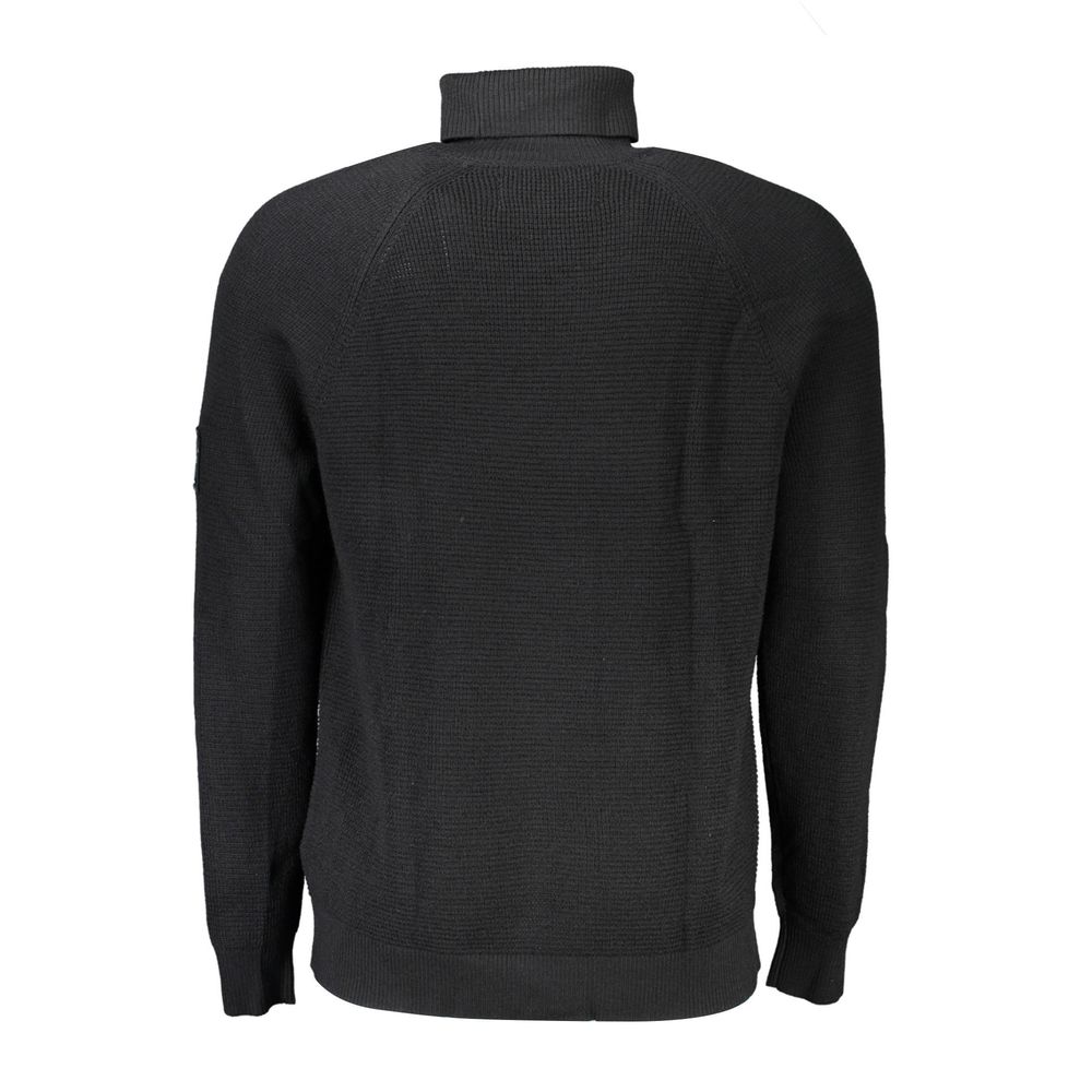 Calvin Klein high-necked wool sweater with logo application