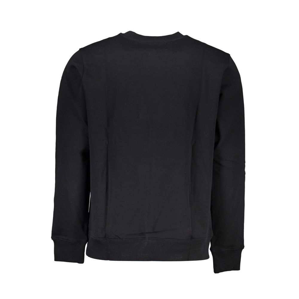 Calvin Klein Slim Black Cotton Crew Neck Sweatshirt