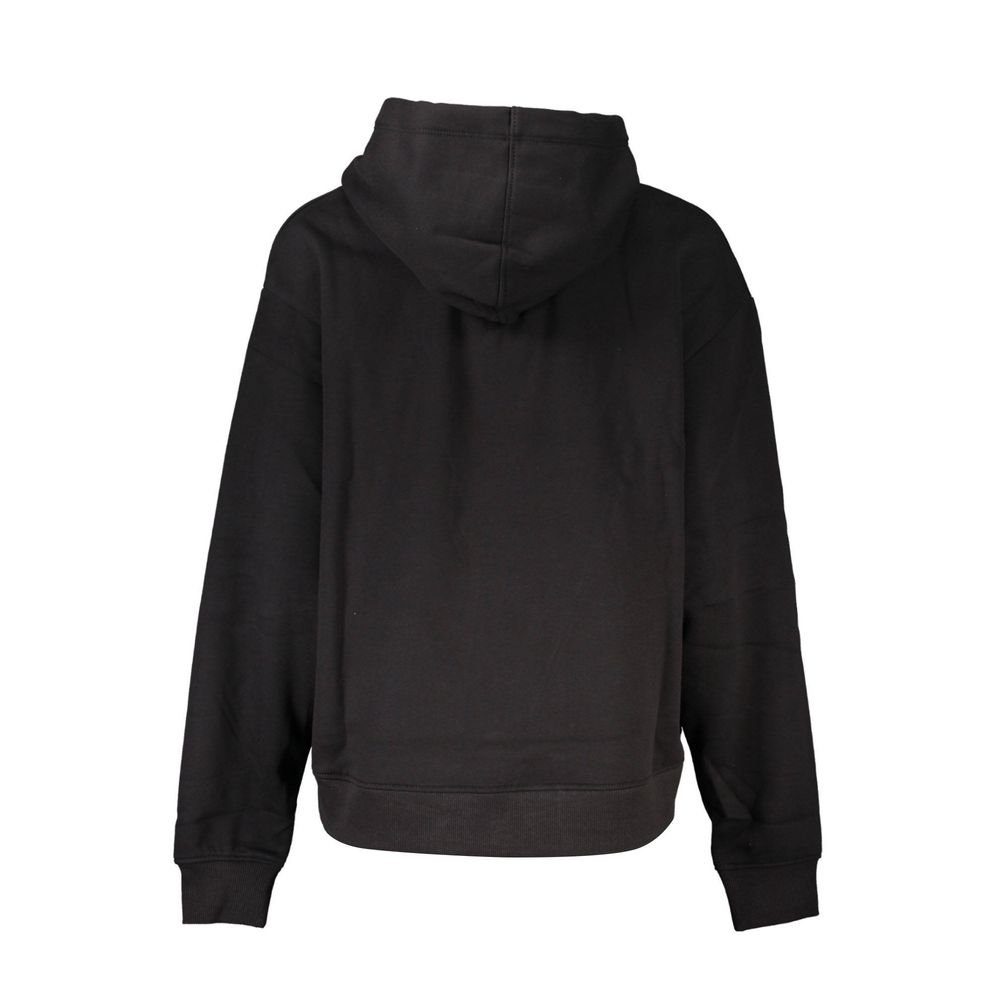 Calvin Klein Chic black sweatshirt with hood and fleece inside