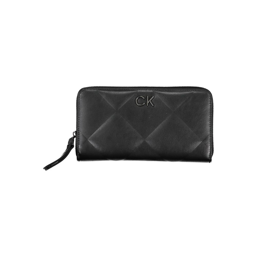 Calvin Klein Elegant Black RFID Blocking Wallet with Logo