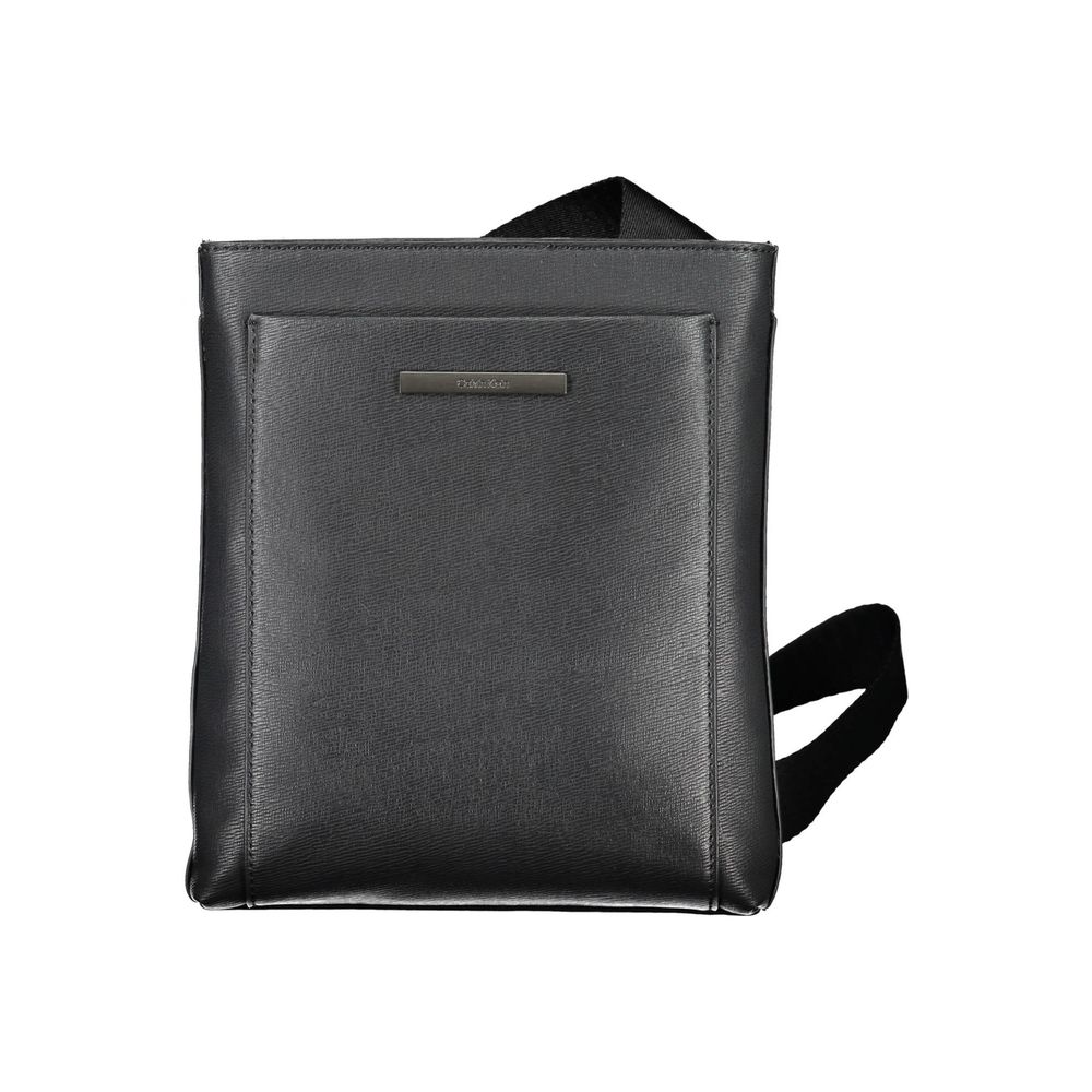 Calvin Klein Eco-conscious black shoulder bag with logo