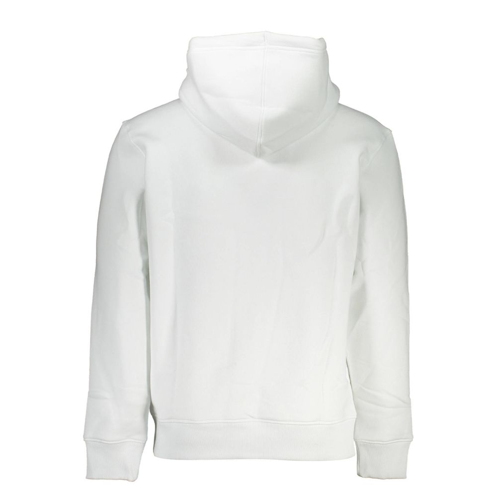 Calvin Klein Chic white embroidered hoodie with an eco-conscious touch