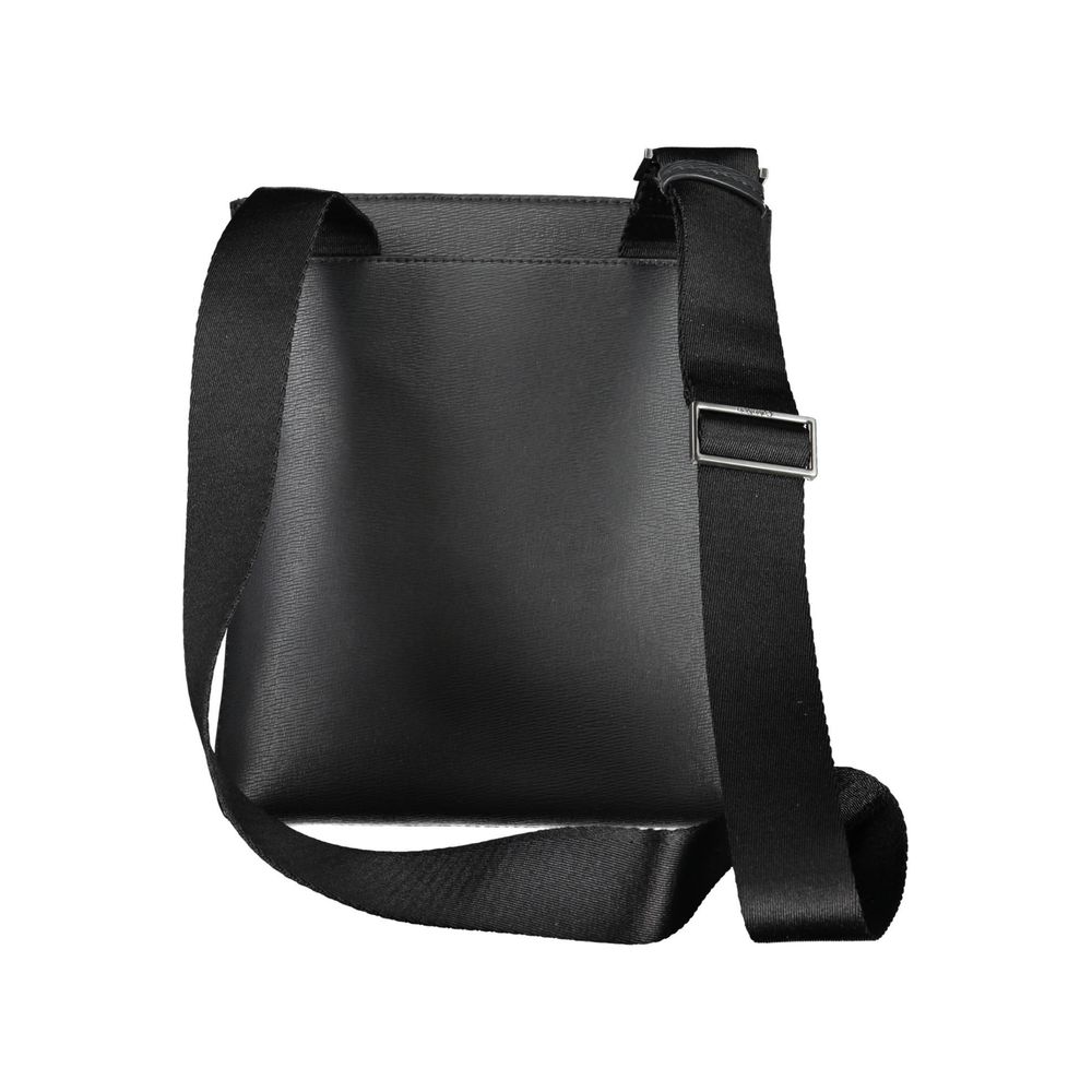 Calvin Klein Eco-conscious black shoulder bag with logo