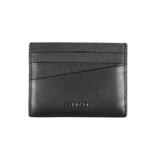 Calvin Klein Elegant leather card holder in timeless black