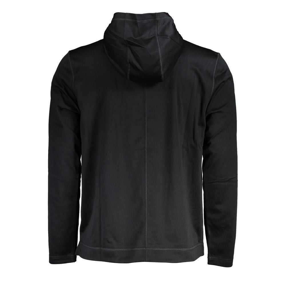 Calvin Klein Simple black sweatshirt with hood and logo print