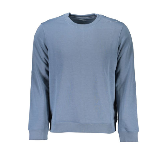 Calvin Klein Sporty Crew Neck Sweatshirt in Slim Blue