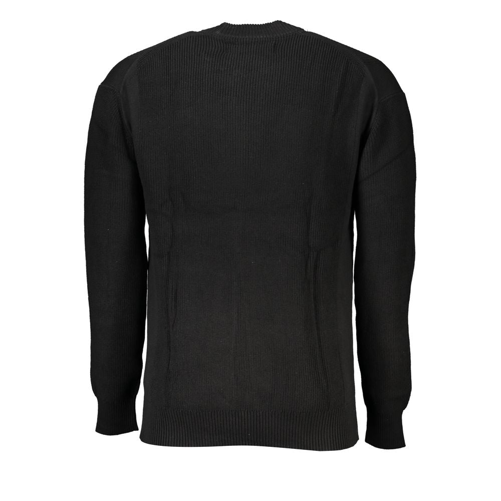 Calvin Klein Simple cotton sweater with round neck and contrasting details