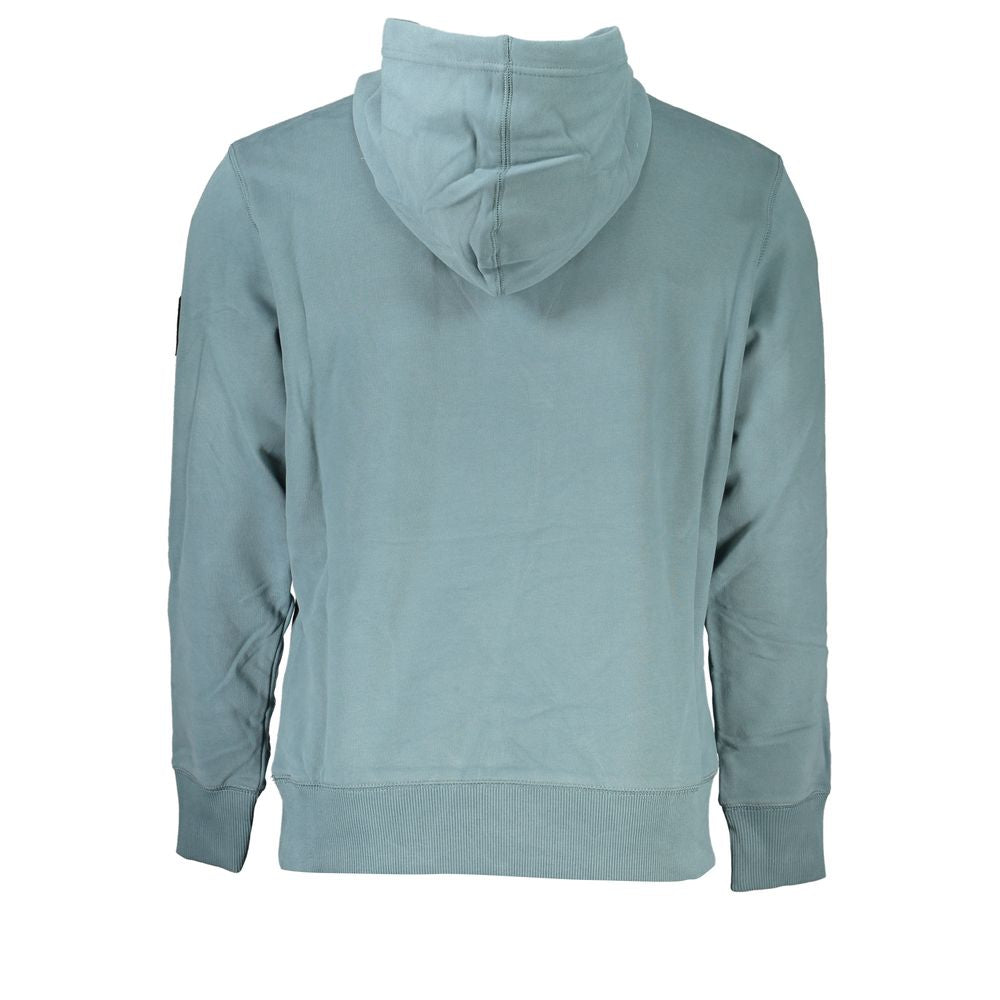 Calvin Klein Chic Green Cotton Hooded Sweatshirt