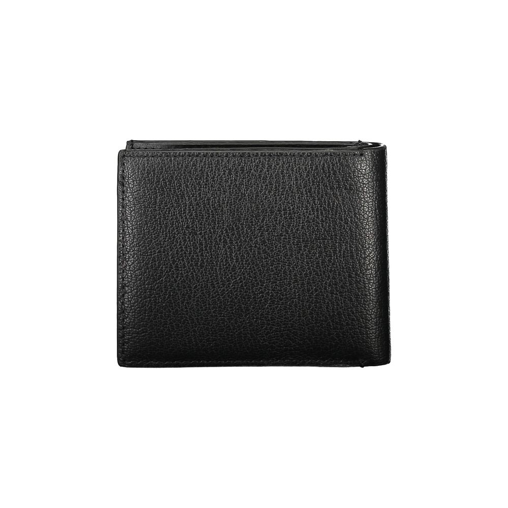 Calvin Klein Elegant wallet made of black leather with RFID block