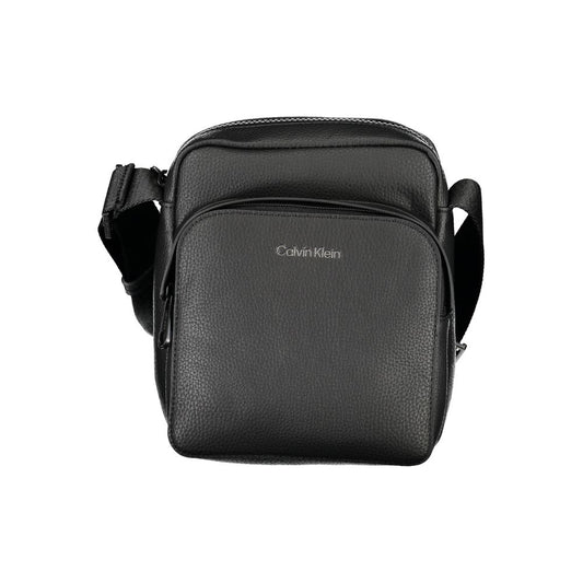 Calvin Klein Elegant black shoulder bag with contrasting accents