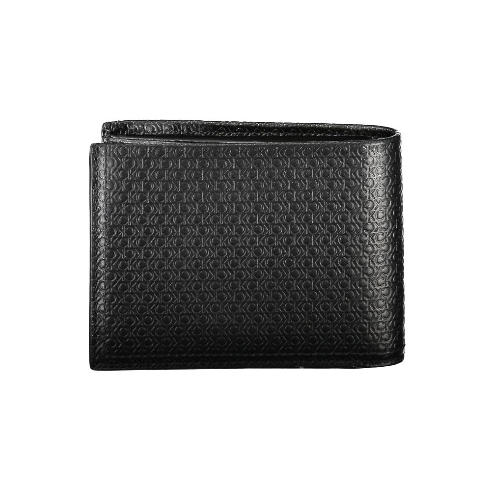 Calvin Klein Elegant black leather wallet with RFID block