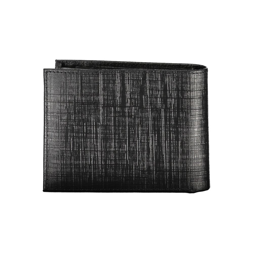 Calvin Klein Elegant black leather wallet with RFID blocking