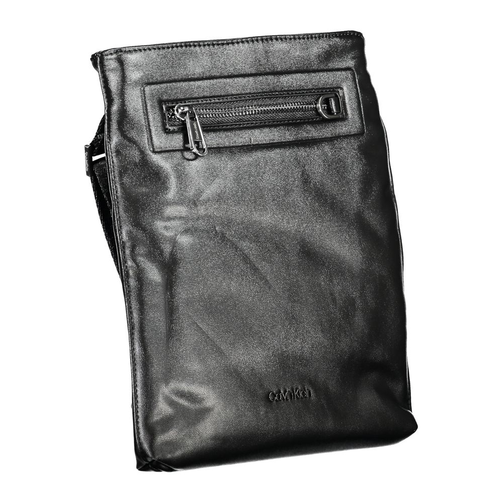 Calvin Klein Simple black shoulder bag with contrasting details