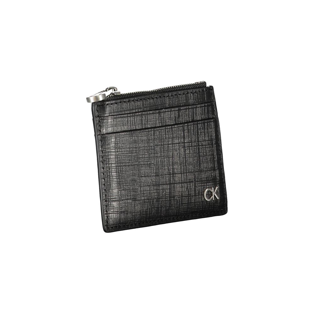 Calvin Klein Elegant Leather Zipped Card Case