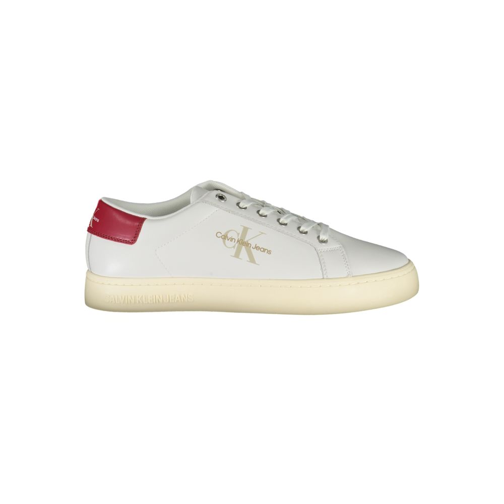 Calvin Klein Eco-Conscious White Lace-Up Sneakers