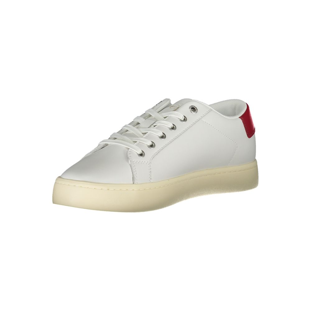 Calvin Klein Eco-Conscious White Lace-Up Sneakers