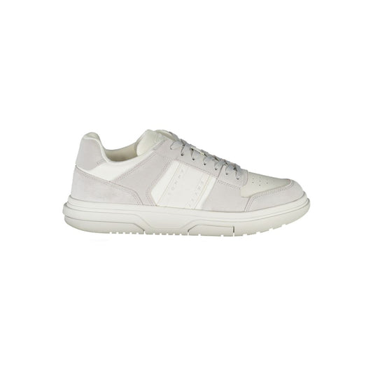 Tommy Hilfiger Elegant white sneakers with contrasting accents