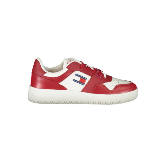 Tommy Hilfiger Pink Leather Men's Sneakers