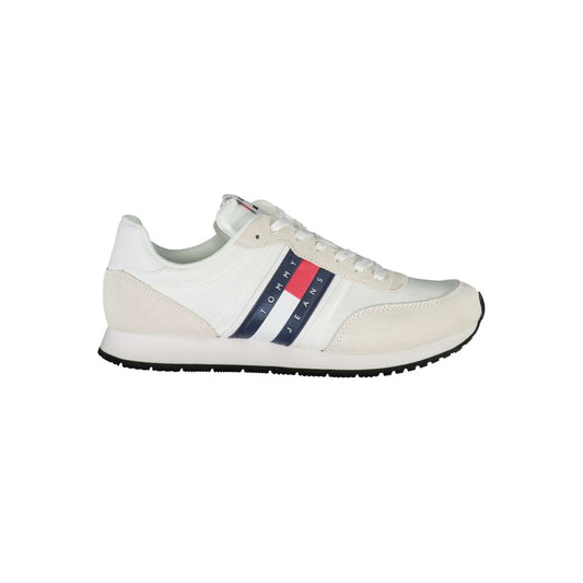 Tommy Hilfiger Simple white sneakers with contrasting details