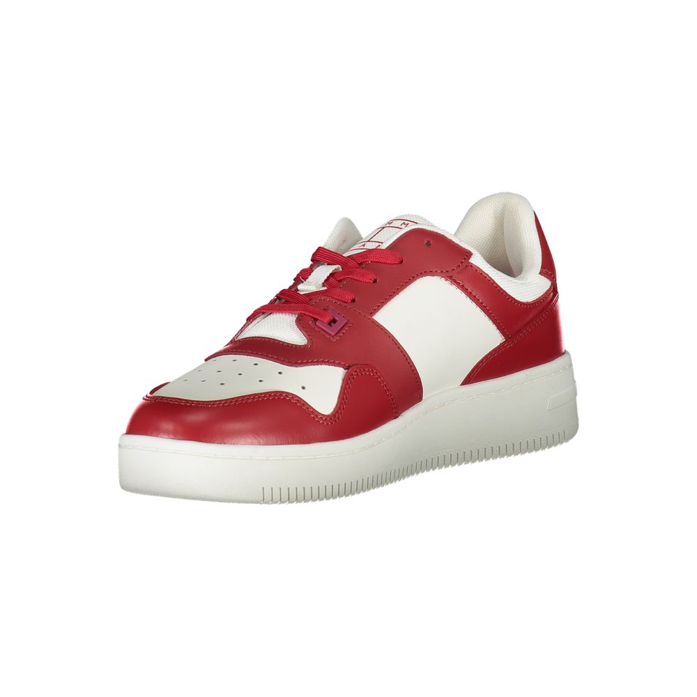 Tommy Hilfiger Pink Leather Men's Sneakers