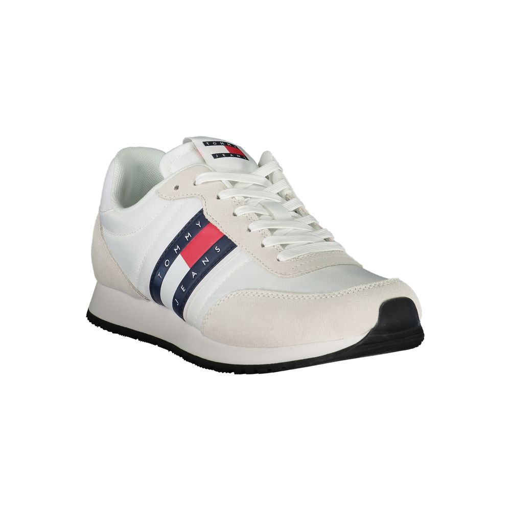 Tommy Hilfiger Simple white sneakers with contrasting details