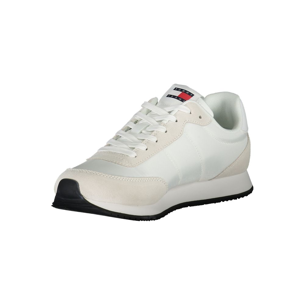 Tommy Hilfiger Simple white sneakers with contrasting details