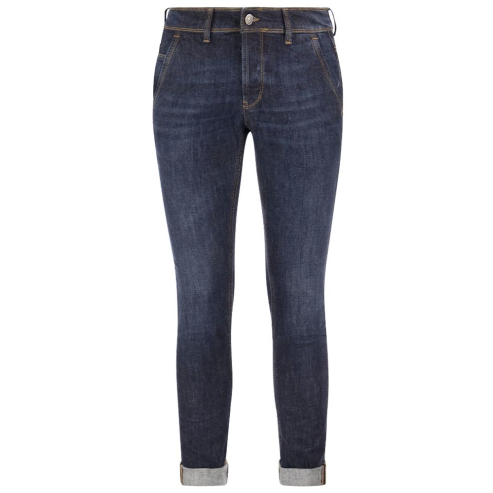 Dondup Schlanke dunkelblaue Skinny Fit Jeans