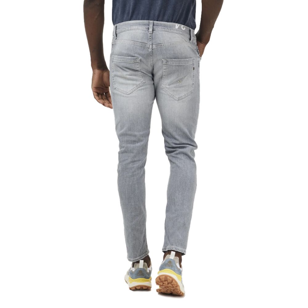 Dondup Elegante graue Stretch-Icon-Jeans