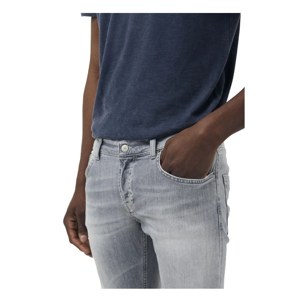 Dondup Elegante graue Stretch-Icon-Jeans