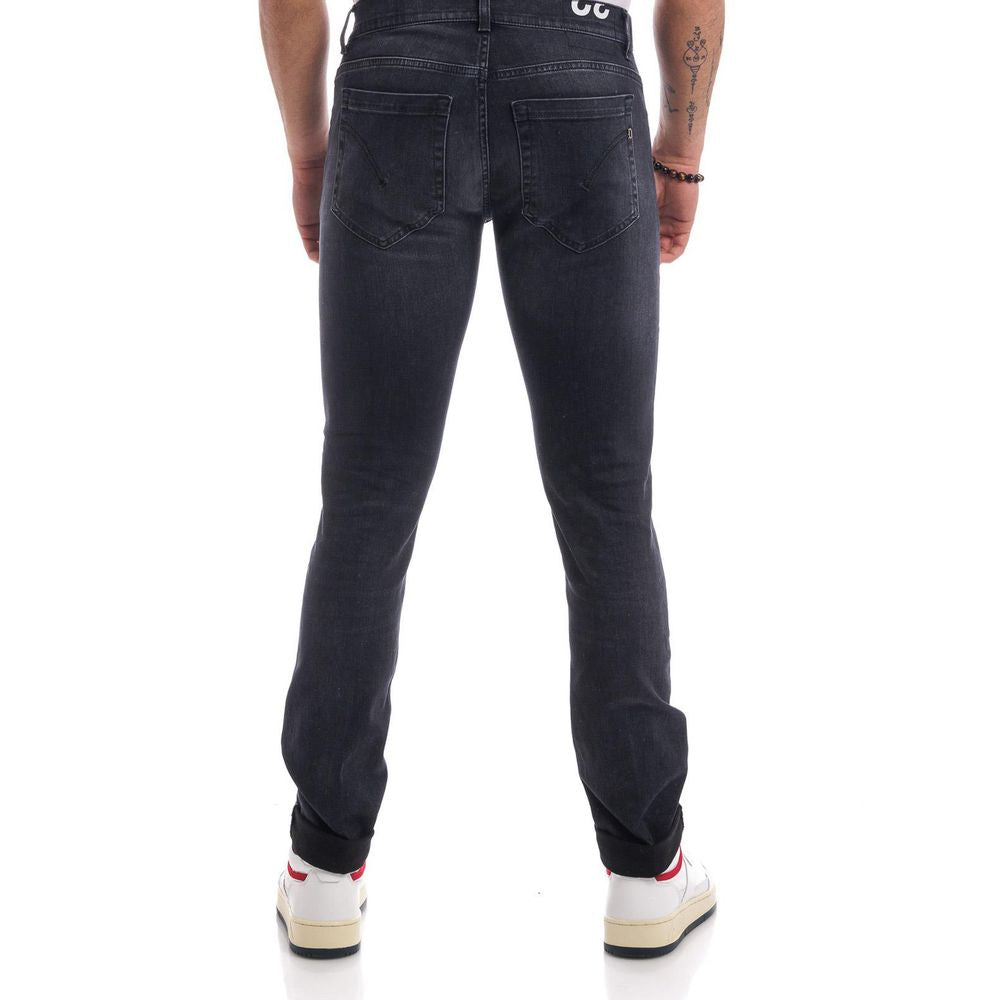 Dondup Hochwertige schwarze Stretch-Jeans für raffinierten Stil