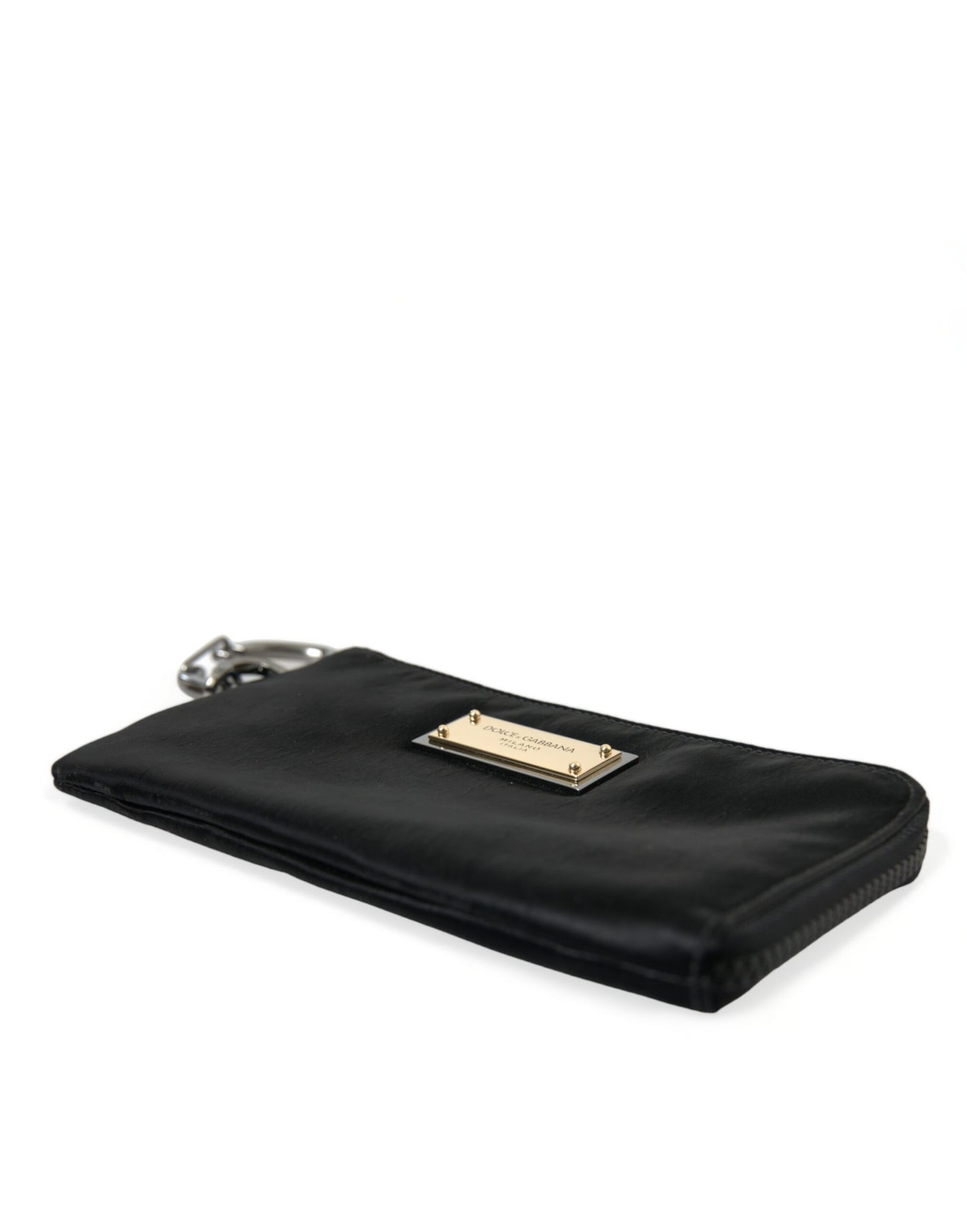 Dolce &amp; Gabbana Elegant designer case made of nylon and leather in black