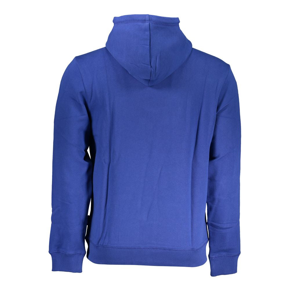 Napapijri Schickes blaues Kapuzensweatshirt mit Logodruck