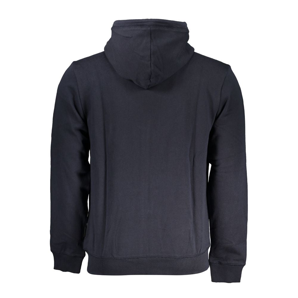 Napapijri Blauer Kapuzenpullover aus Baumwolle mit Logo