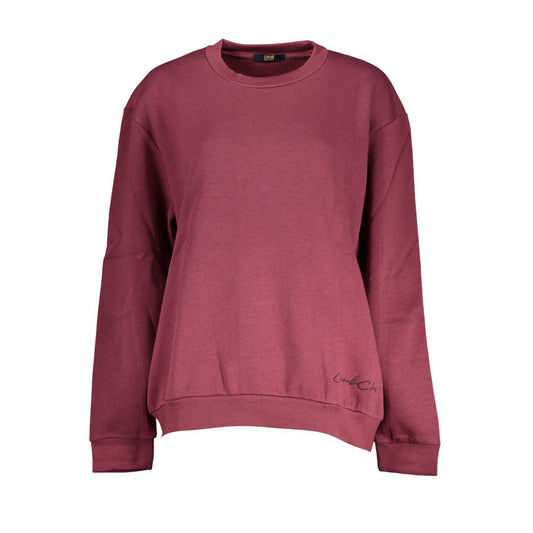 Cavalli Class Elegant round neck fleece sweatshirt