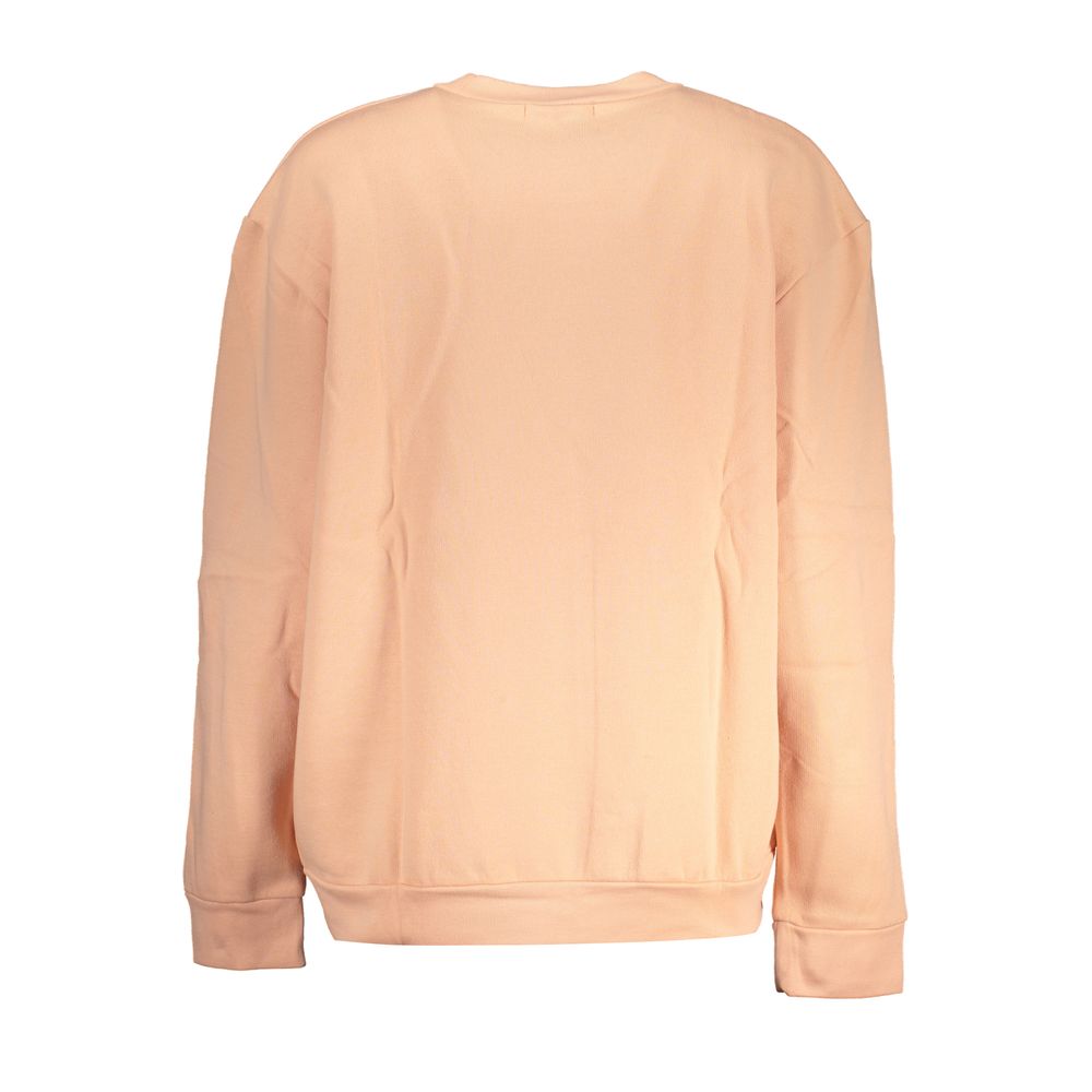 Cavalli Class Elegant pink fleece round neck sweater