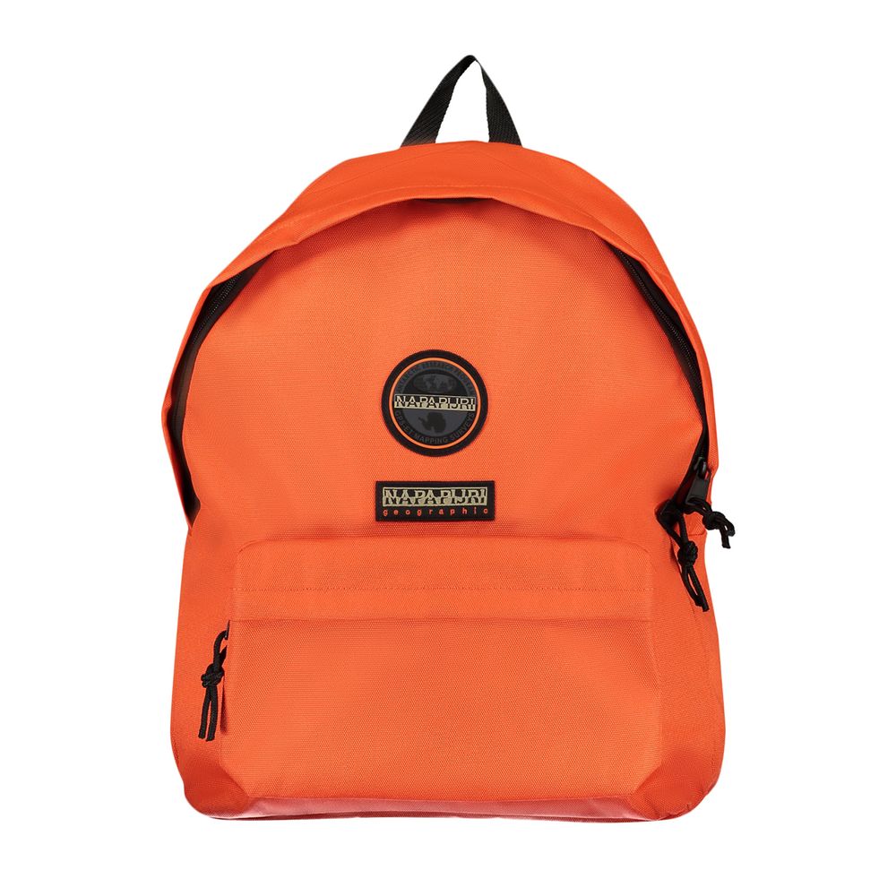 Napapijri Ecochic backpack in orange with logo design