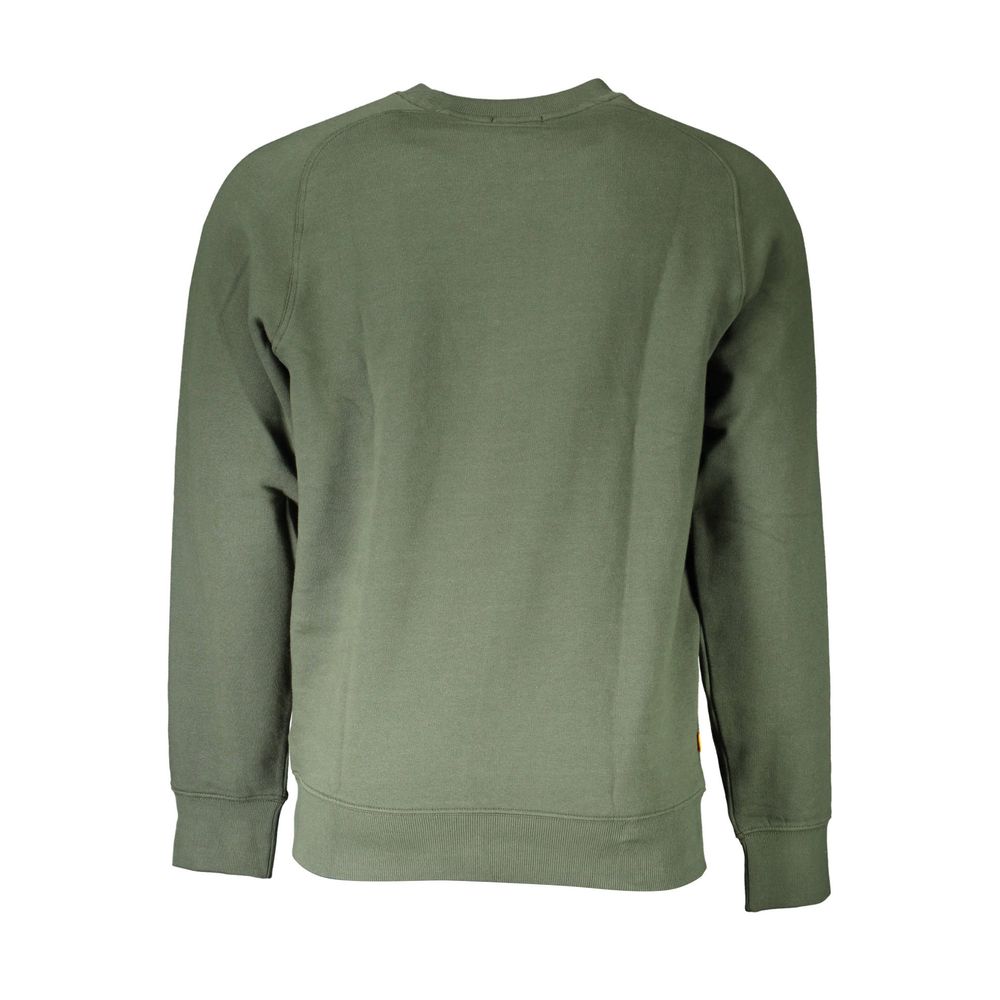 Timberland Green Cotton Blend Crew Neck Sweater