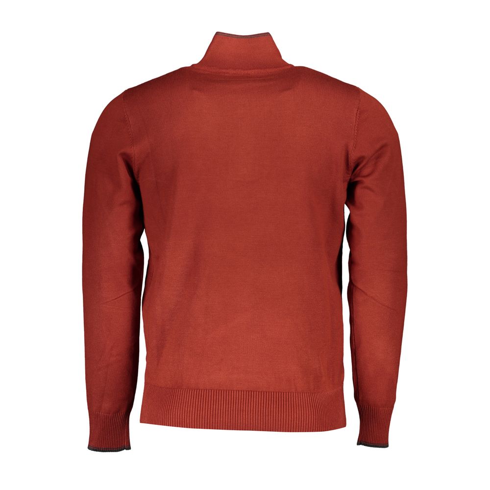 U.S. Grand Polo Bronze Half Zip Pullover mit Stickerei