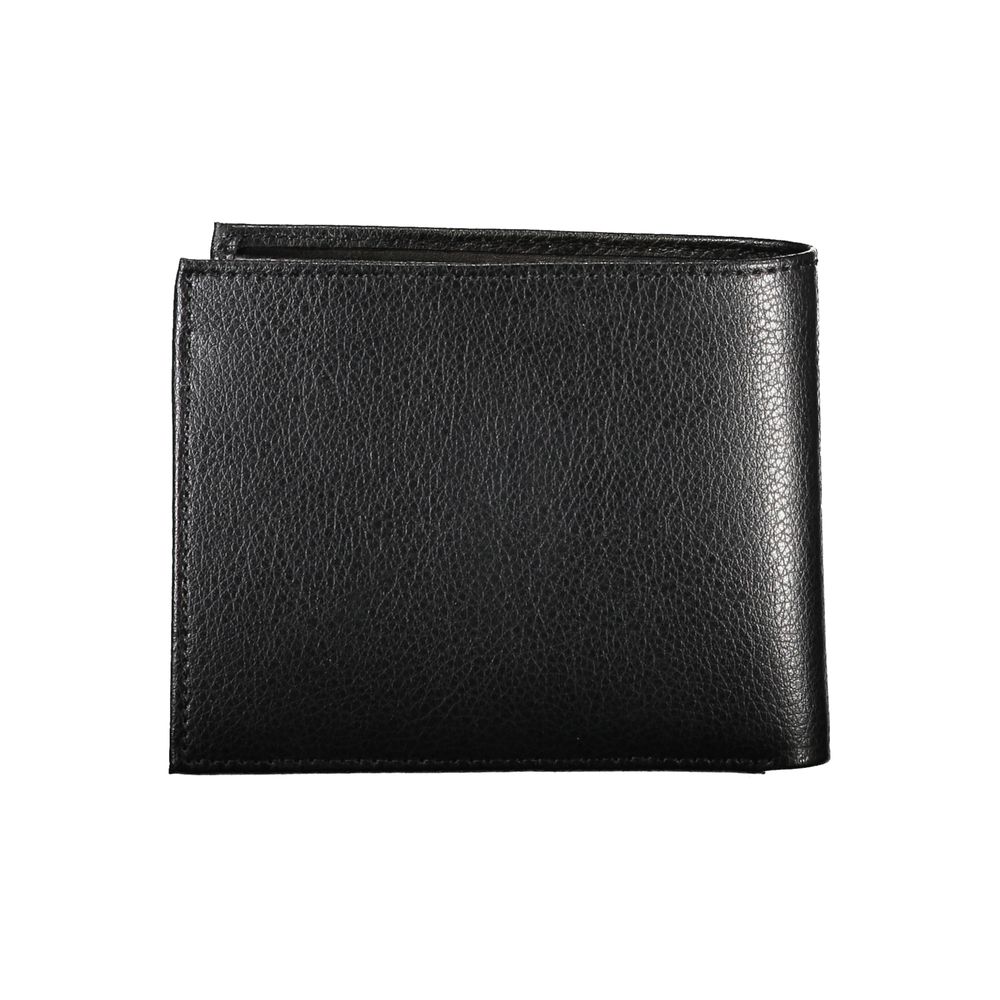 Guess Jeans Chic black leather wallet with two compartments