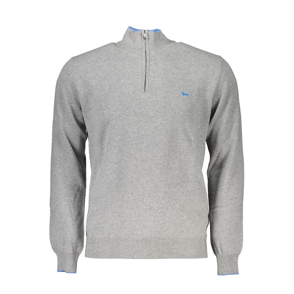 Harmont &amp; Blaine Elegant half-zip sweater with contrasting details