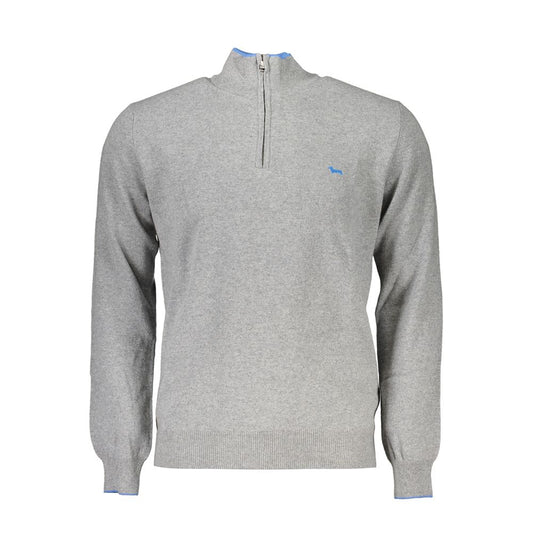 Harmont &amp; Blaine Elegant half-zip sweater with contrasting details