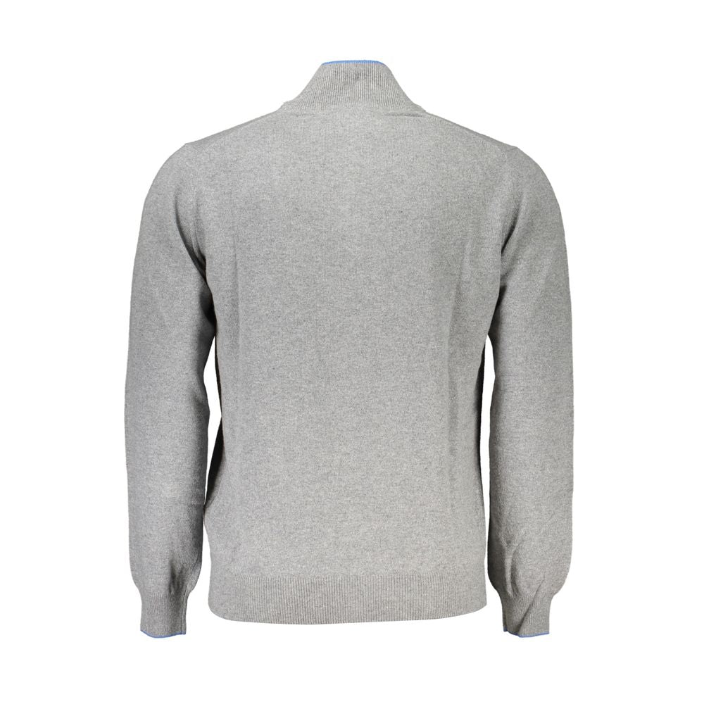 Harmont &amp; Blaine Elegant half-zip sweater with contrasting details