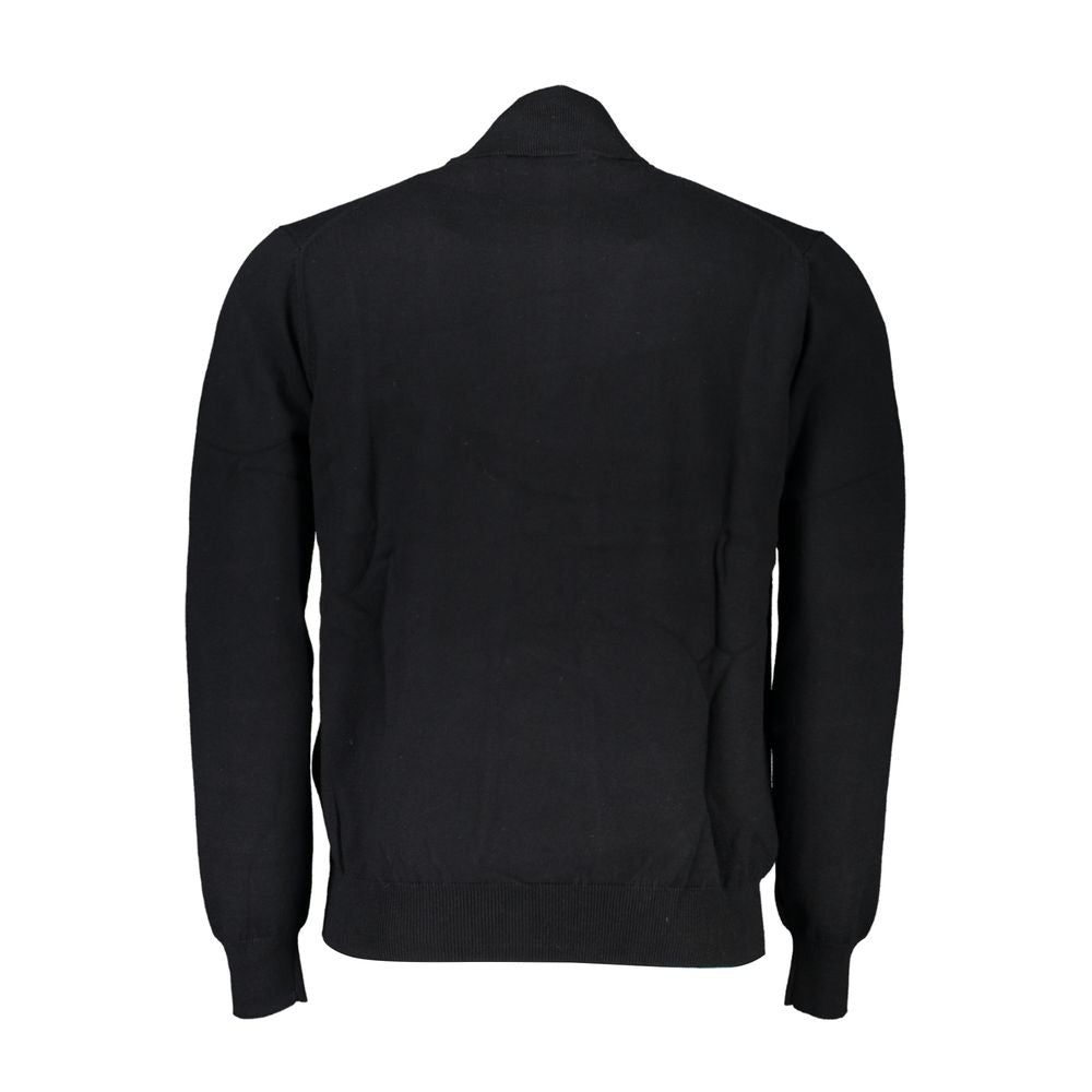 Harmont &amp; Blaine Elegant half-zip sweater with embroidery details