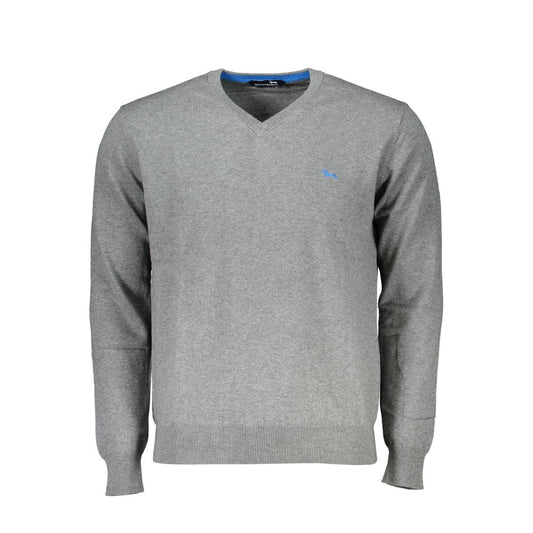 Harmont &amp; Blaine sophisticated V-neck sweater in cotton blend