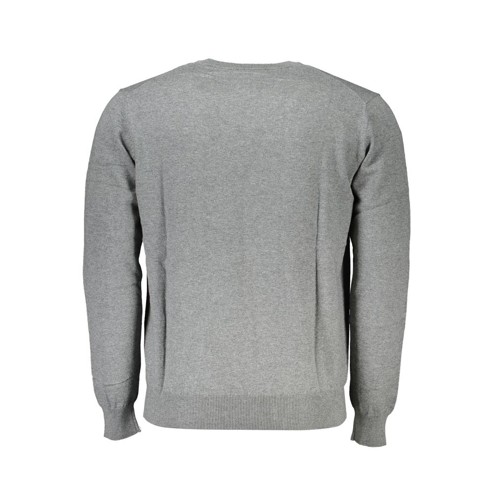 Harmont &amp; Blaine sophisticated V-neck sweater in cotton blend