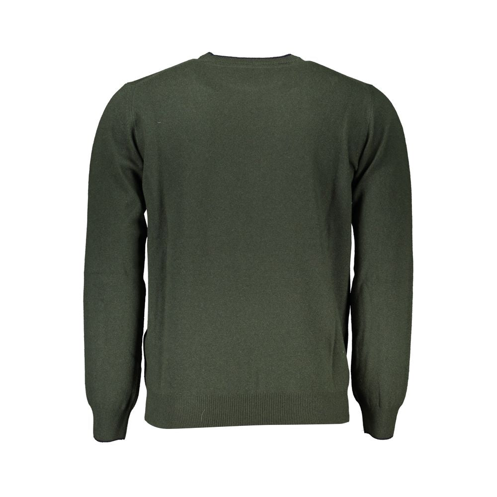 Harmont &amp; Blaine Chic green designer sweater with round neck