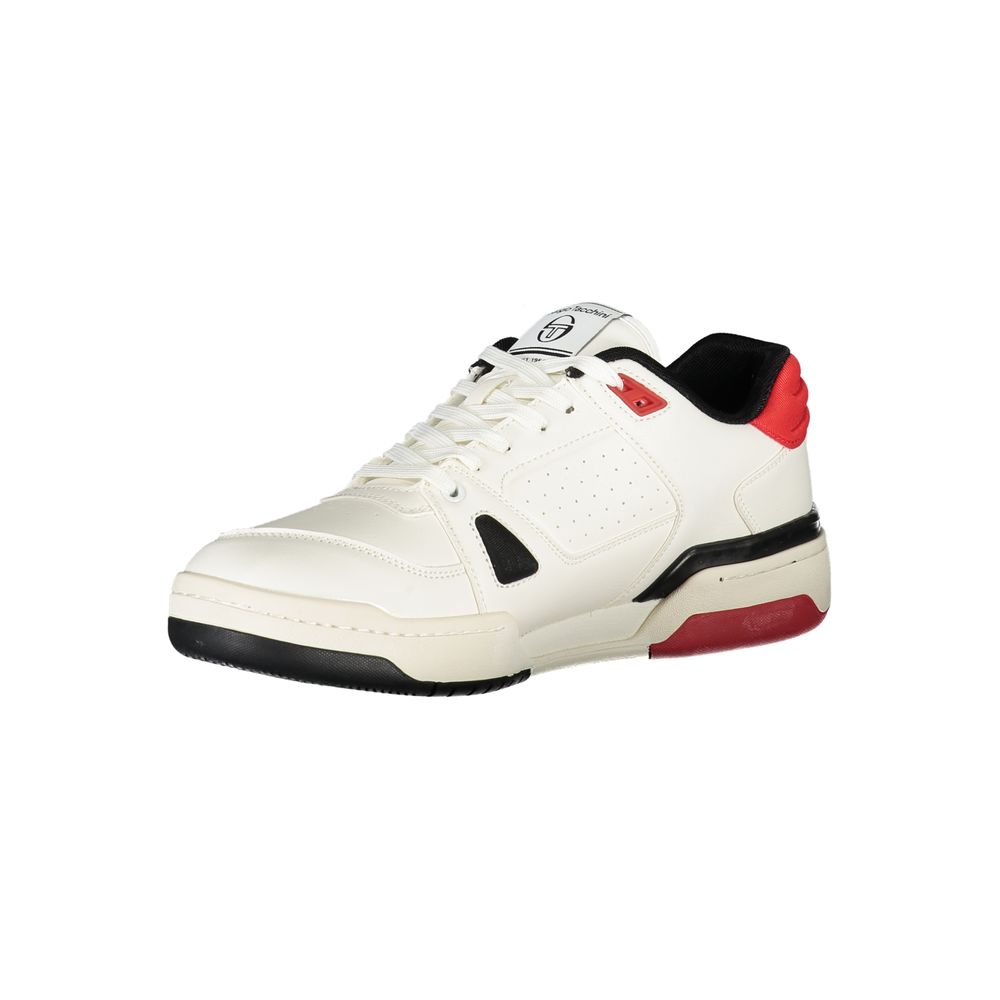 Sergio Tacchini Chic white sports shoes with contrasting details