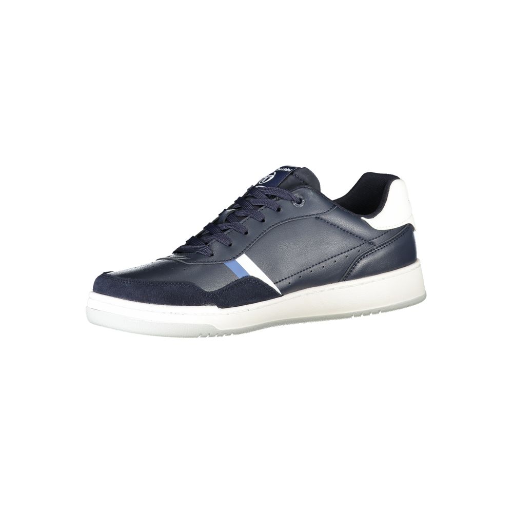 Sergio Tacchini Simple blue sneakers with embroidered accents