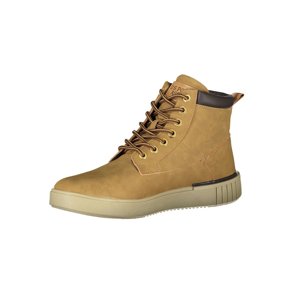 U.S. POLO ASSN. Elegant lace-up boots with logo detail