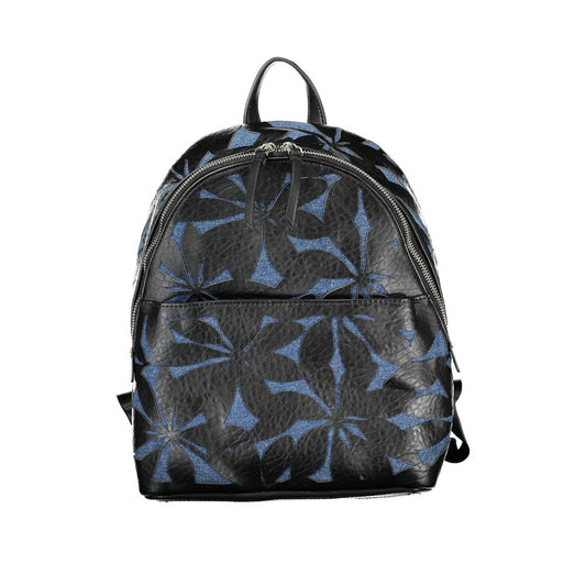 Desigual Chic black backpack with contrast details